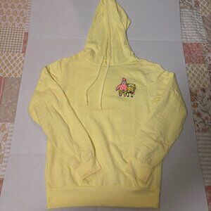 Nickelodeon Spongebob SquarePants Hoodie Adult Size Small S Yellow Bikini Bottom